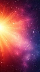 Obraz premium soft, radiant light rays cutting through a dark background, creating a mystical and abstract atmosphere. Ideal for themes of hope, enlightenment, or introspection