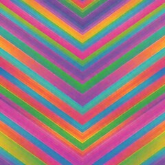 Obraz premium A seamless background with diagonal rainbow stripes on a textured surface, creating a dynamic and modern look