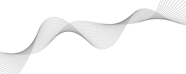 Abstract modern background. Wavy lines. 