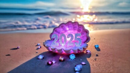 High-quality New Year 2025 wallpaper, showcasing bright visuals and a celebratory theme for a joyful beginning.