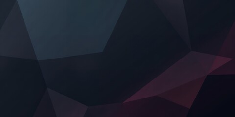 Obraz premium Abstract polygonal background with shades of blue and purple.