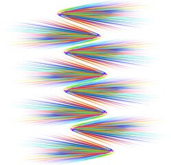 colorful brush strokes from less to more colorful concetto