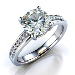  Elegant diamond engagement ring