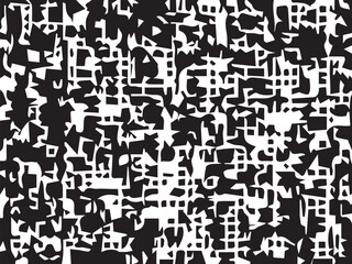 Obraz premium Abstract irregular grid check. Seamless pattern