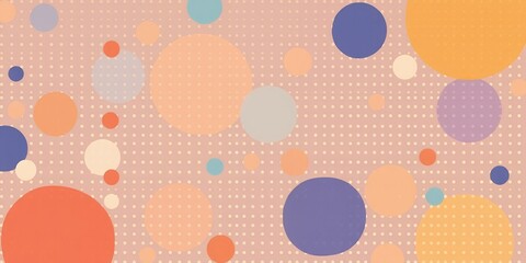 Abstract background with colorful circles