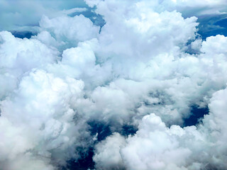 blue sky with clouds