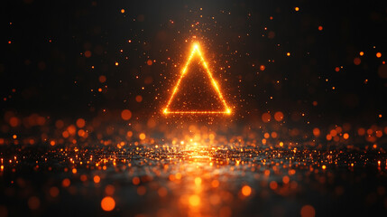 vibrant arrow pointing upwards, enveloped in dynamic light trails against a dark background, symbolizes growth, ambition, and forward momentum, evoking themes of progress and innovation