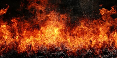 Obraz premium Earthy concept showcasing generative design with fire elements.