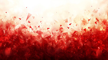 Abstract low-poly geometric pattern in dark and vibrant red shades, evoking modern design and energy. Perfect for backgrounds, branding, and digital projects emphasizing boldness and sophistication