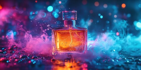 Essence container Commercial poster Product photograp