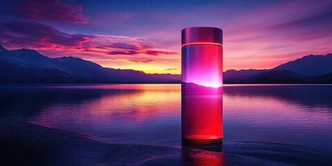 Essence container Commercial poster Product photograp