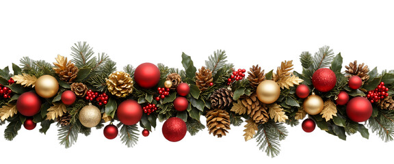 Merry Christmas and happy New Year background gen. AI