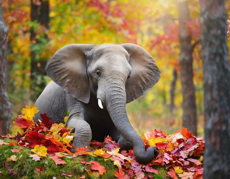Mitten im Herbstwald