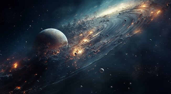 planets in the spache, planets in the dark