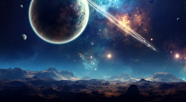 planets in the spache, planets in the dark