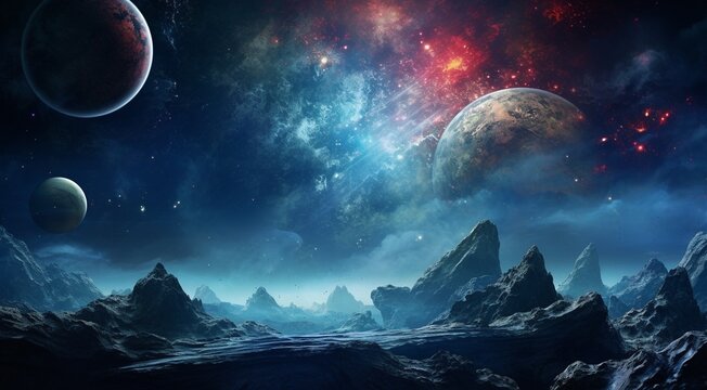 planets in the spache, planets in the dark