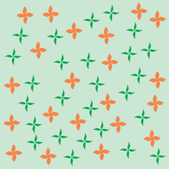 seamless pattern with Leaves