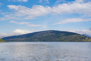 Loch Fyne seen from Inveraray in Scotland