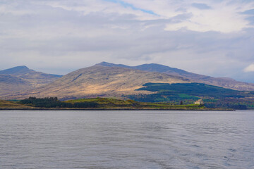 The Isle of Mull seen from the water