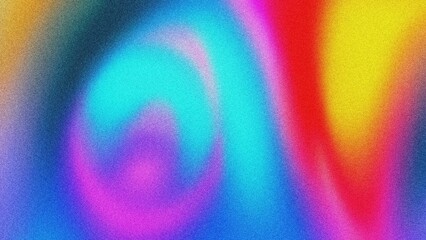 Vibrant swirl hues. Abstract colorful design; swirling blend of bright blue, red, pink, and yellow. Evokes energy and dynamism.