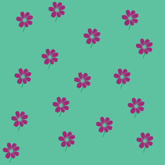 seamless pattern with flowers