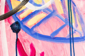 Detail of the Painting as a Background