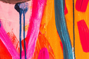 Detail of the Painting as a Background