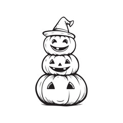 snowman with christmas tree