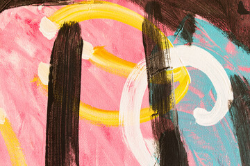 Detail of the Painting as a Background