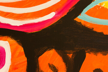 Detail of the Painting as a Background