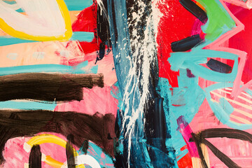 Detail of the Painting as a Background