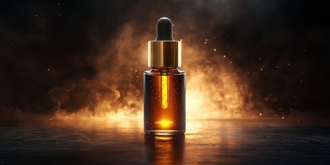 Naklejka premium Serum ampoule Commercial poster Product photography c
