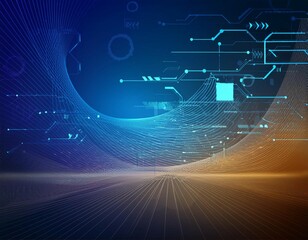 Obraz premium abstract technology background