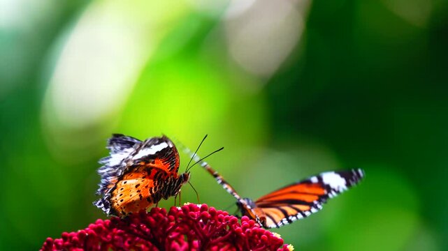 Thai butterfly in garden garden summer flower and butterfly flower butterfly flower butterfly
