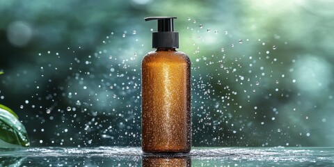 Toner bottle Commercial poster Product photography co