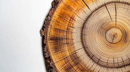 Naklejka premium Close-up of Tree Rings