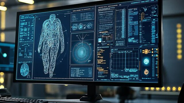Computer User Interface with Graphics Display, Tracking Transfer of Scientific Data, and Localisation
