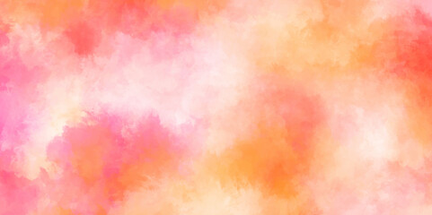 Delicate digital painted for template pastel watercolor design. Abstract colorful background with bokeh watercolor texture. Fractal art multicolor calming brushed artistic colorful paint background. 