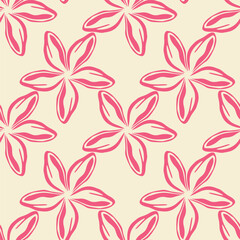 flower pattern floral seamless nature illustration vector