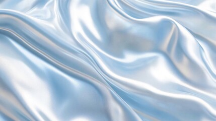 Fototapeta premium Detailed View of Satin Fabric with Glossy Finish