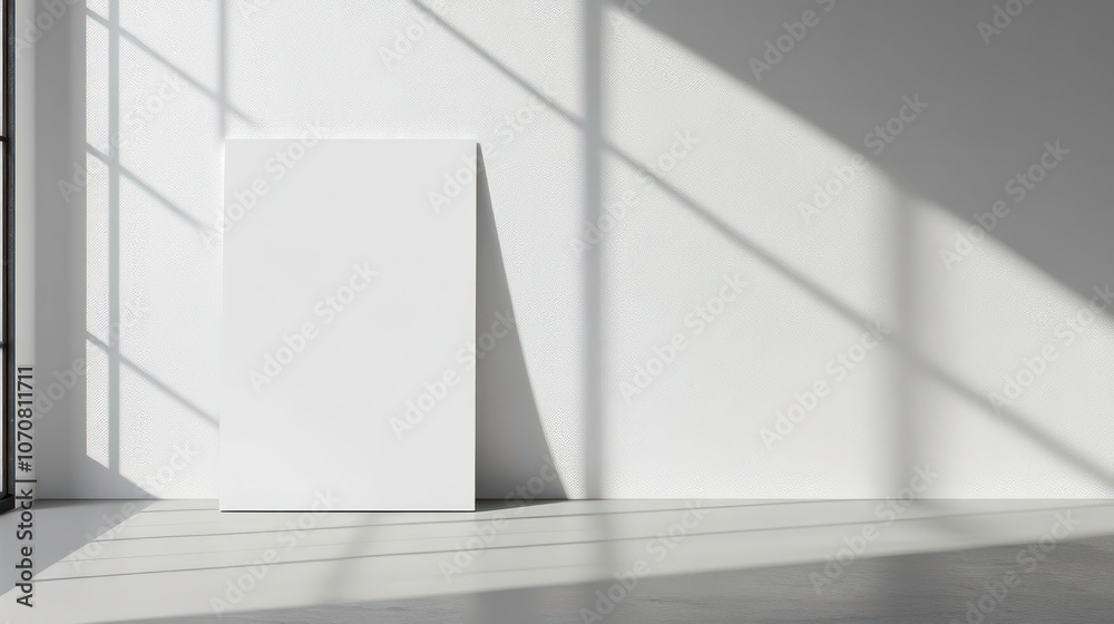 Poster this sleek poster template features a minimalist aesthetic and generous space for text, perfect for 