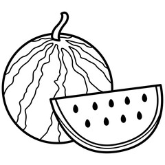 Watermelon Fruit Clipart