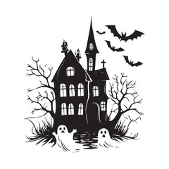 spooky halloween castle