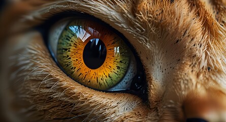 Animal eyes closeup