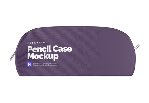 Pencil Case Mockup - Front View 08