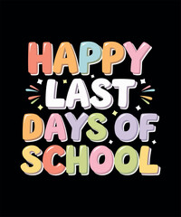 Happy 100 Days Of School T-shirt Design