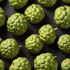 Fototapeta premium fresh cherimoya fruit high resolution photo