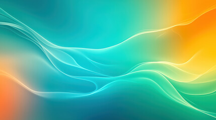 Obraz premium A Gradient Background With vivid Colors, Flat Design, Grainy Texture, Simple, Minimalist, White Space At The Top Of The Frame, Blurred Edges, Smooth Curves, No Sharp Corners