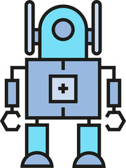 Robot Character Icon
