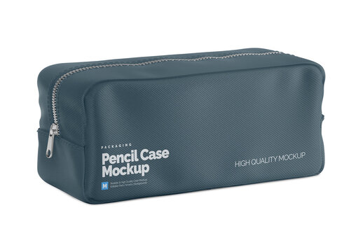 Pencil Case Mockup - Half Side View 13